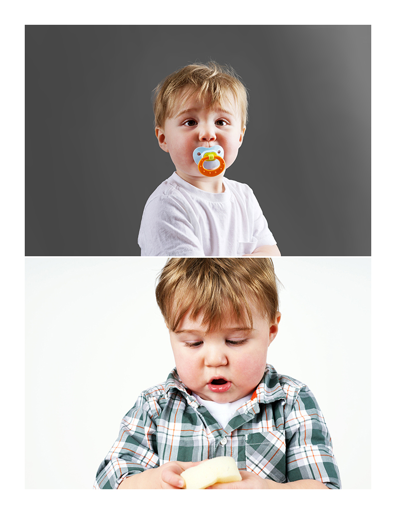A chupeta deixa a boca da criança flácida e o lábio inferior virado